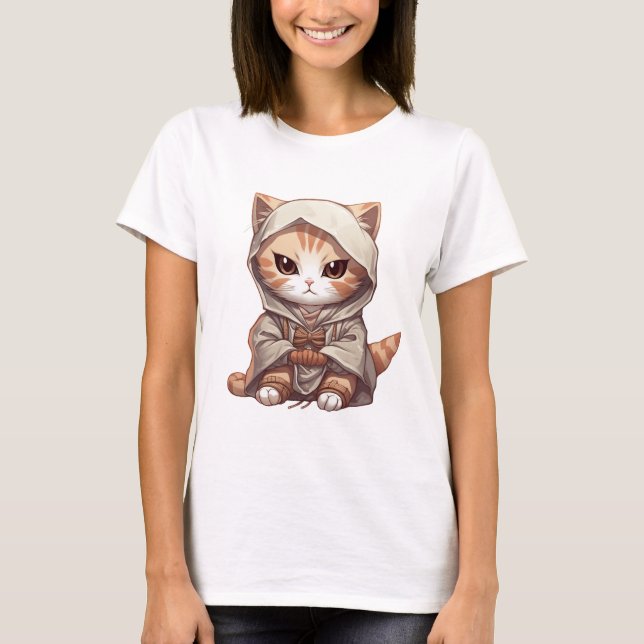 Camiseta Samurai Kitten (Frente)