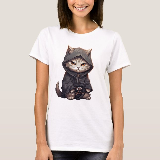 Camiseta Samurai Kitten (Frente)