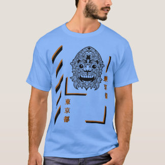 Camiseta Samurai mandala vestuário de verão