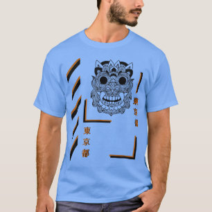 Camiseta Samurai mandala vestuário de verão