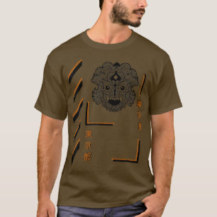 Camiseta Samurai mandala vestuário de verão