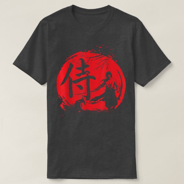 Camiseta Samurai Mask Shirt Samurai Swords Bushido Samurai (Frente do Design)
