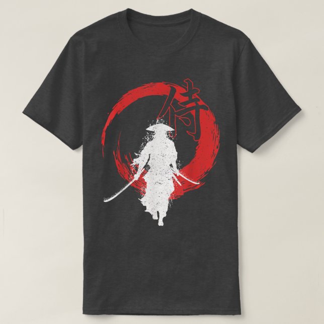 Camiseta Samurai Mask Shirt Samurai Swords Bushido Samurai  (Frente do Design)
