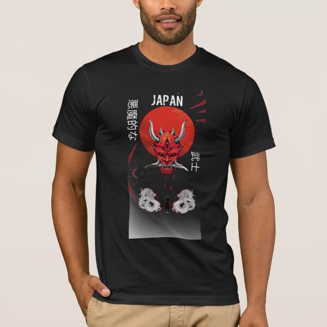 Camiseta Samurai Mau  (Frente)