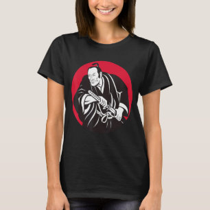 Camiseta Samurai Medieval Guerreira Japonesa Shogun Militar