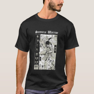 Camiseta Samurai na cena de batalha design de Samurai Guer