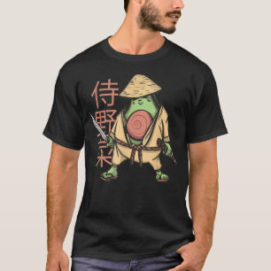 Camiseta Samurai Ninja Avocado Kawaii Tattoo Graph