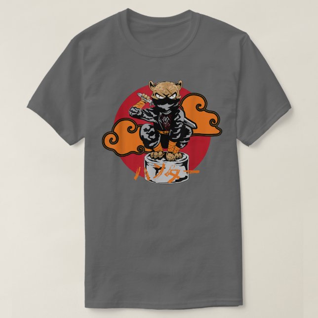 Camiseta Samurai Ninja Gift Kawaii Tattoo Art  (Frente do Design)