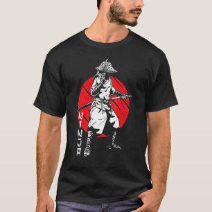 Camiseta Samurai Ninja Warrior Japonês Katana S
