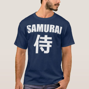 Camiseta SAMURAI no Escrevendo Japonês (Kanji)