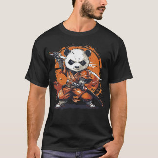 Camiseta Samurai Panda: Espírito do Guerreiro