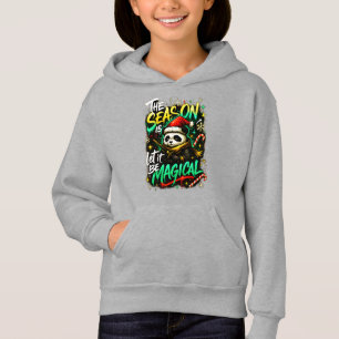 Camiseta Samurai Panda Garotas Capuz Magical Christmas arte