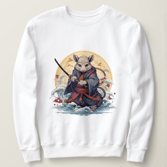 Camiseta Samurai Rat Women's Hoodies & Sweatshirts (Frente do Design)