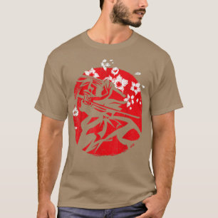 Camiseta Samurai Ronin Japonês Red Sun 
