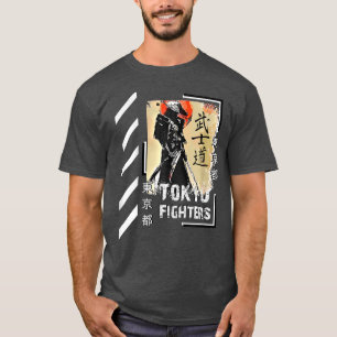 Camiseta Samurai Ronin Streetwear Japão Tóquio Estilo Cloth