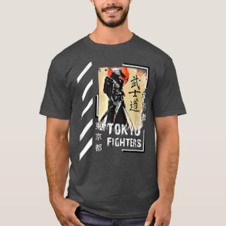 Camiseta Samurai Ronin Streetwear Japão Tóquio Estilo Cloth