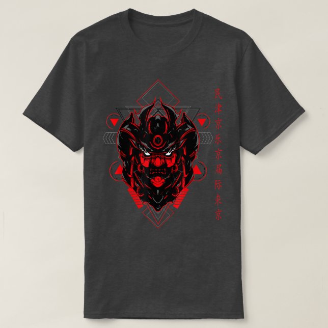 Camiseta Samurai shinigami warrior  (Frente do Design)