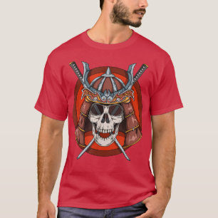 Camiseta Samurai Skeleton Japanese Warrior (2)