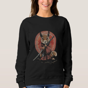 Camiseta Samurai Squirrel Japonês Ninja Squirrel Japonês