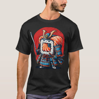 Camiseta Samurai Sushi Classe de Guerreiro Japonês Shogun