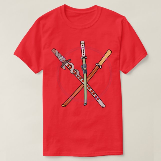 Camiseta Samurai Sword Japonês (Frente do Design)