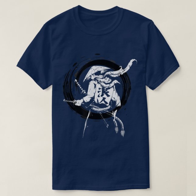 Camiseta Samurai Sword Samurai Ninjia Funny Gift (2) (Frente do Design)