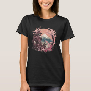 Camiseta Samurai Swords Japonês Retro Vintage Bushido Warr