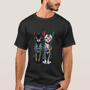 Camiseta Samurai Tatuado Gata Dragão Japonês Tigre Aesthe