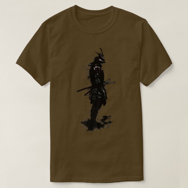 Camiseta Samurai Tee Japan Warrior Japonês Bushido Art  (Frente do Design)