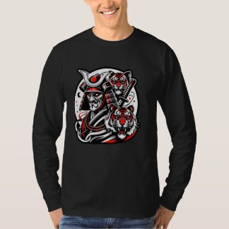 Camiseta Samurai Tigers Quest Discover The Anime Samurai Ja