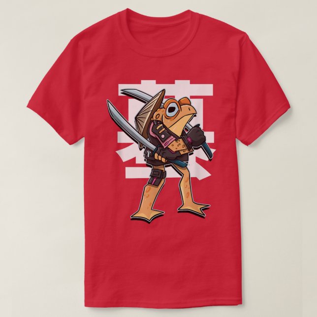 Camiseta Samurai Toad (Frente do Design)