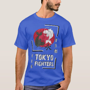 Camiseta Samurai Tóquio Combate Koi Breeder Angler FanArt  