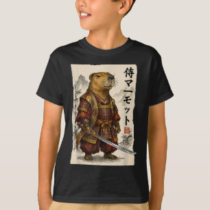 Camiseta Samurai Toupeira Arte Japonesa Guerreiro Amor Anim