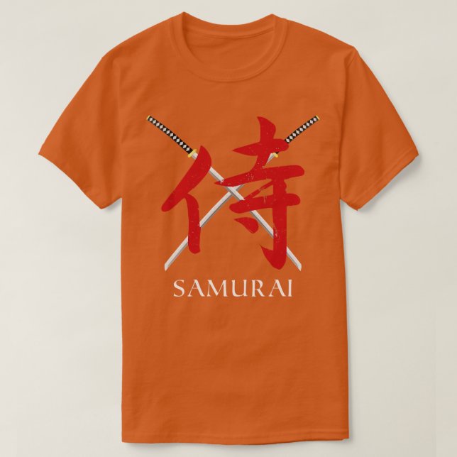 Camiseta Samurai V Samurai Warrior Katana Swords Samurai Ka (Frente do Design)