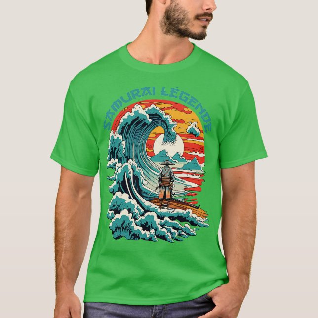 Camiseta samurai vintage (Frente)