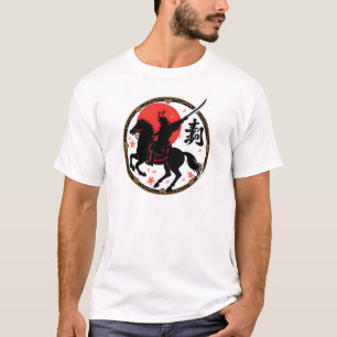 Camiseta Samurai Warrior Ascensão Sun