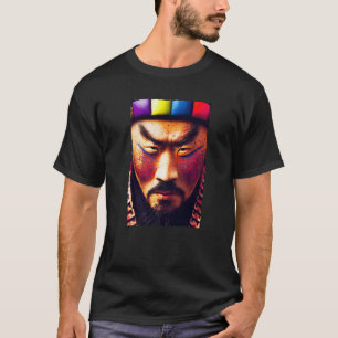 Camiseta Samurai Warrior Bushido Samurai Histor Japonês