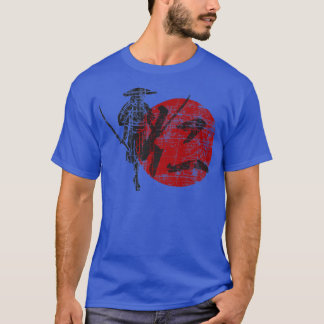 Camiseta Samurai Warrior Code Bushido Japanese Characters J