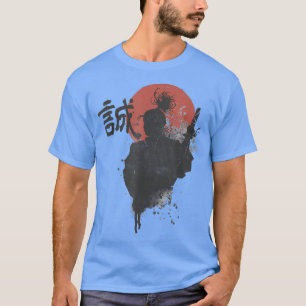 Camiseta Samurai Warrior Code Bushido Japonês Kanji MAKOTO
