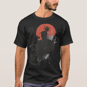 Camiseta Samurai Warrior Code Bushido Japonês Kanji Pullov