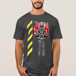 Camiseta Samurai Warrior Japão Tóquio Combateu Estilo Cloth