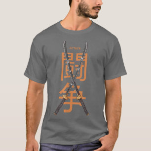 Camiseta Samurai Warrior Japonês Cultura Japão Ninja Espada