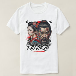 Camiseta Samurai Warrior Spirit - Artistic Tattoo Design