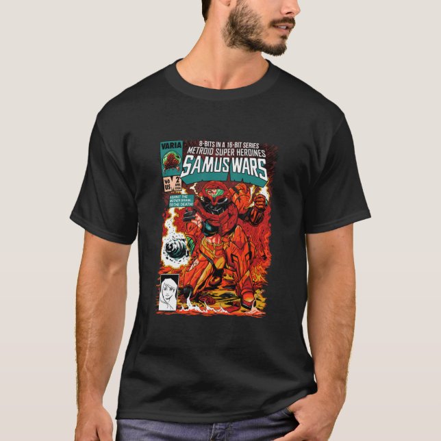 Camiseta Samus Wars Essential (Frente)