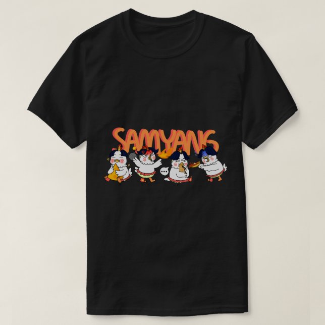 Camiseta Samyang Spicy Noodle Chicken (Frente do Design)