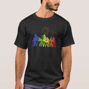 Camiseta San Antonio Pride Skyline Pride Parade San Antoni