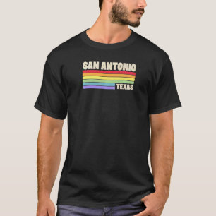 Camiseta San Antonio Texas Pride Rainbow Flag Orgulho gay M