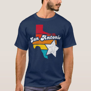 Camiseta San Antonio Texas Vintage angustiou Souvenir 2