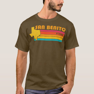 Camiseta San Benito Texas Vintage angustiou Souvenir