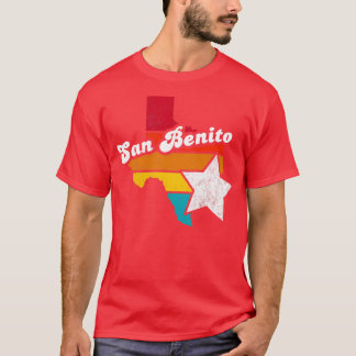 Camiseta San Benito Texas Vintage angustiou Souvenir 2